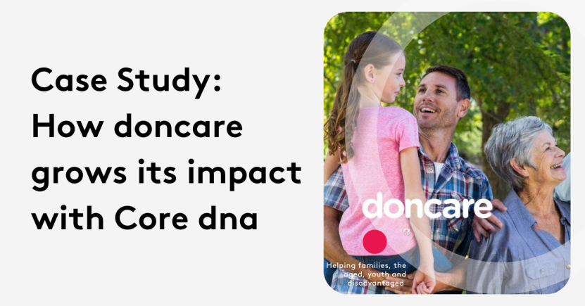 How Non-Profit Doncare Grows its Impact with Core dna CMS