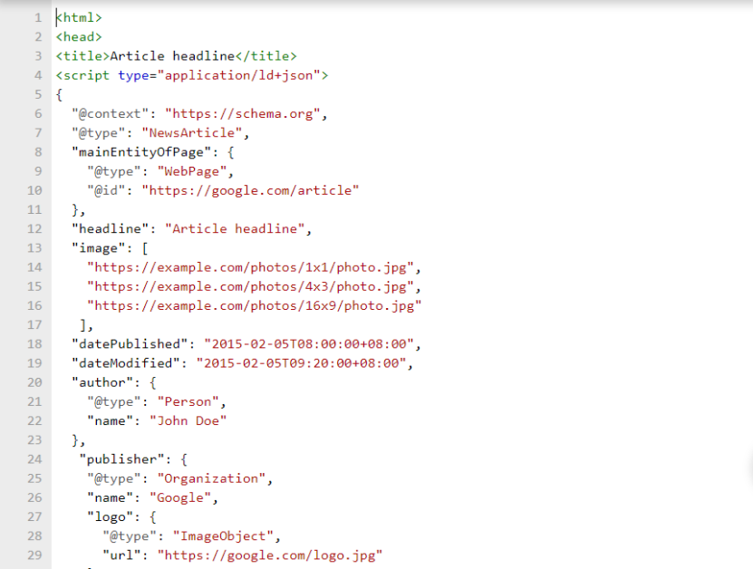 Website development trends 2021: Scheme.org aka Structured Data