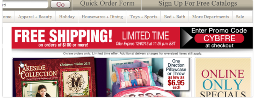 Image. eCommerce urgency tactic #3: Offer free shipping for a “Limited time”