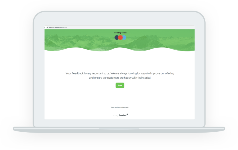Ecommerce case study: Society Socks and Feedier customer satisfaction survey