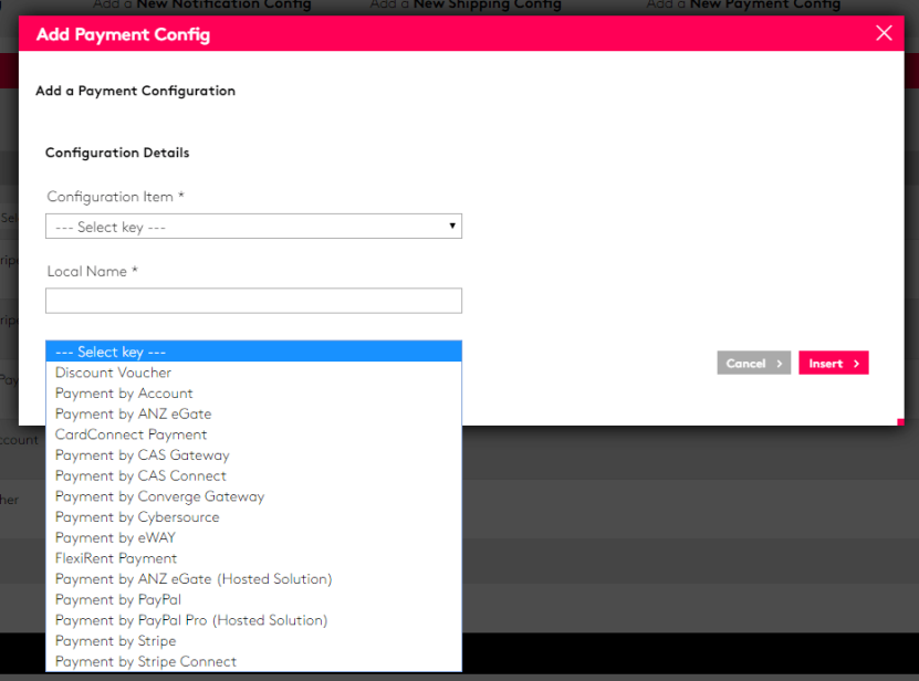 Image. The option to choose your preferred payment gateways