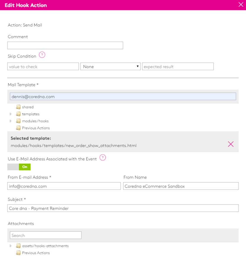 Image. User-friendly dunning process