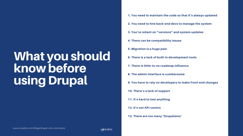 Image. 13 things you need to know before using Drupal as a CMS and commerce platform