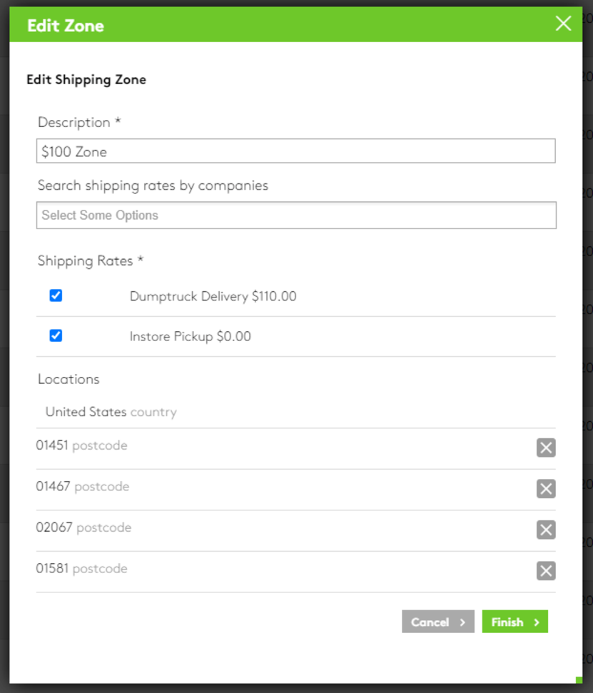 Image 2. 1. Different rates per zip code